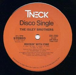 ascolta in linea The Isley Brothers - Rockin With Fire I Wanna Be With You Parts 1 2 Disco Version