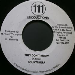Bounty Killer - They Dont Know