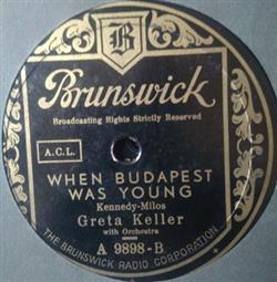 Download Greta Keller - I Wished On The Moon When Budapest Was Young