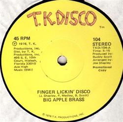 télécharger l'album Big Apple Brass - Finger Lickin Disco