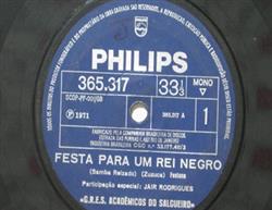 last ned album GRES Acadêmicos Do Salgueiro, Jair Rodrigues - Festa Para Um Rei Negro