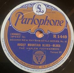 Download The Harlem Footwarmers Jack Purvis & His Orchestra - Rocky Mountain Blues Dismal Dan