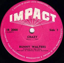 last ned album Bunny Walters - Crazy