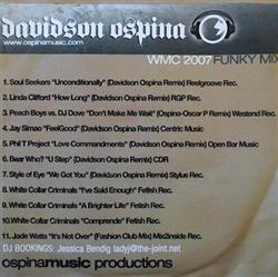 ouvir online Davidson Ospina - WMC 2007 Funky Mix