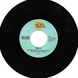 Download Maxine Brown - Let Me Give You My Lovin One In A Million