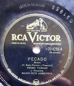 télécharger l'album Pedro Vargas Y Orquesta Mario Ruiz Armengol - Pecado Pequeña