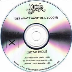 écouter en ligne A Pinks Featuring LBoogie - Get What I Want