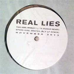 lyssna på nätet Real Lies - World Peace Pariah Remix Deeper Bey LF Mix