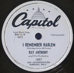 Download Ray Anthony & His Orchestra - I Remember Harlem Brother Fats