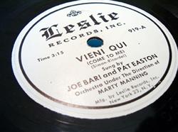 lytte på nettet Joe Bari And Pat Easton - Vieni Qui Fascinating Rhythm
