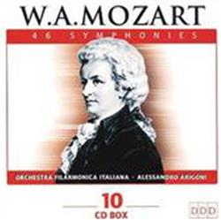 Download WA Mozart Alessandro Arigoni, Orchestra Filarmonica Italiana - 46 Symphonies