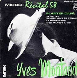 Album herunterladen Yves Montand - Micro Récital 58 N4