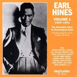 lyssna på nätet Earl Hines - The Alternate Takes In Chronological Order Volume 1 1929 1941