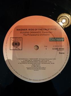 last ned album Wagner Eugene Ormandy, The Philadelphia Orchestra - Ride Of The Valkyries