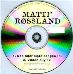 Download Matti Røssland - Den Aller Siste Sangen