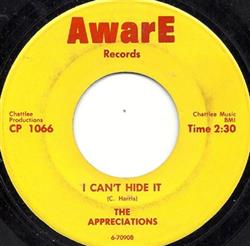 last ned album The Appreciations - I Cant Hide It No No No