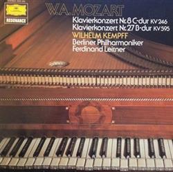escuchar en línea WAMozart, Berliner Philharmoniker, Ferdinand Leitner - Klavierkonzert Nr 8 C dur KV 246 Klavierkonzert Nr 27 B dur KV 595