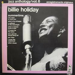 télécharger l'album Billie Holiday - Jazz AnthologyVol 6