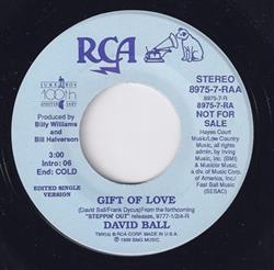écouter en ligne David Ball - Gift Of Love