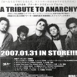 écouter en ligne Various - A Tribute To Anarchy