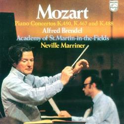 last ned album Mozart Alfred Brendel, Academy Of St MartinintheFields, Neville Marriner - Piano Concertos K450 K467 And K488