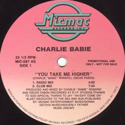 descargar álbum Charlie Babie - You Take Me Higher