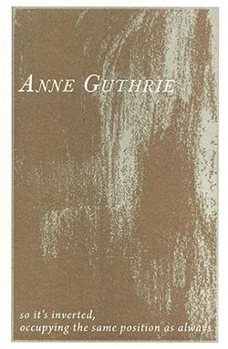 Anne Guthrie - so its inverted occupying the same position as always