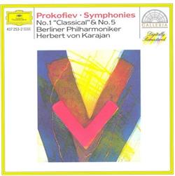 baixar álbum Prokofiev Berliner Philharmoniker, Herbert Von Karajan - Symphonies Nos 1 5