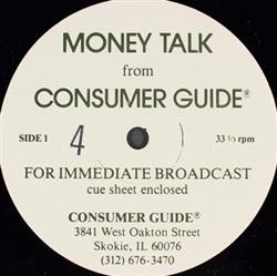 ouvir online Unknown Artist - Money Talk From Consumer Guide