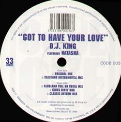 télécharger l'album DJ King - Got To Have Your Love