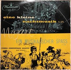 Album herunterladen Mozart, Vienna Konzerthaus Quartet, Josef Herrmann Double Bass - Eine Kleine Nachtmusik K525 Ein Musikalischer Spass K522