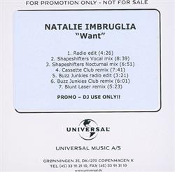 online anhören Natalie Imbruglia - Want