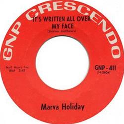 kuunnella verkossa Marva Holiday - Its Written All Over My Face
