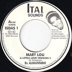 télécharger l'album Dr Alimantado Peter Tosh - Mary Lou A Little Melodica