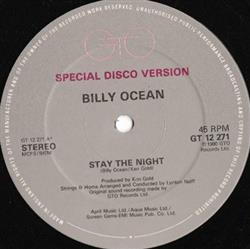 télécharger l'album Billy Ocean - Stay The Night Special Disco Version