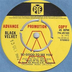 télécharger l'album Black Velvet - So Good To See You