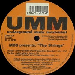 Download MBS Presents The Strings - Dont You Want My Love Disco Boom