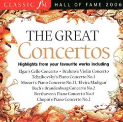 online luisteren Various - Hall of Fame The Great Concertos