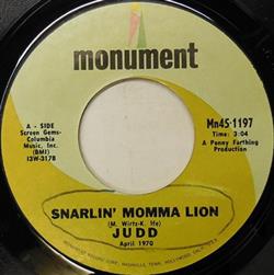online anhören Judd - Snarlin Momma Lion