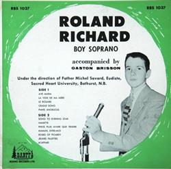 descargar álbum Roland Richard - Boy Soprano