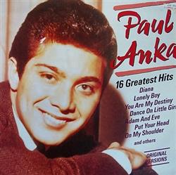 ouvir online Paul Anka - 16 Greatest Hits