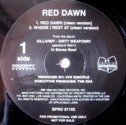 lataa albumi Killarmy - Red Dawn Where I Rest At