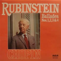 télécharger l'album Chopin Rubinstein - Ballades Nos 1 2 3 4