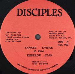 last ned album Emperor Star - Yankee Lyrics