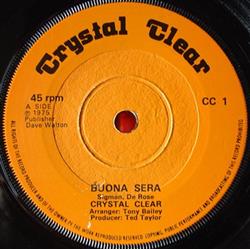 lataa albumi Crystal Clear - Buona Sera I Want To Make It With You