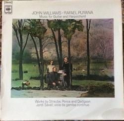 last ned album John Williams , Rafael Puyana, Jordi Savall - Music For Guitar And Harpsichord