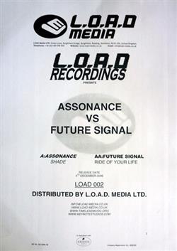 last ned album Assonance Vs Future Signal - Shade Ride Of Your Life
