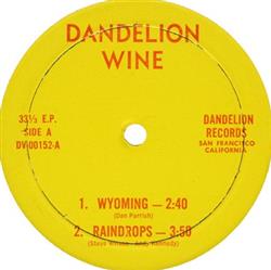Dandelion Wine - Dandelion Wine