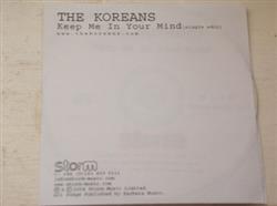 télécharger l'album The Koreans - Keep Me In Your Mind