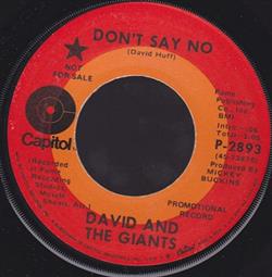 escuchar en línea David & The Giants - Dont Say No Love Em And Leave Em